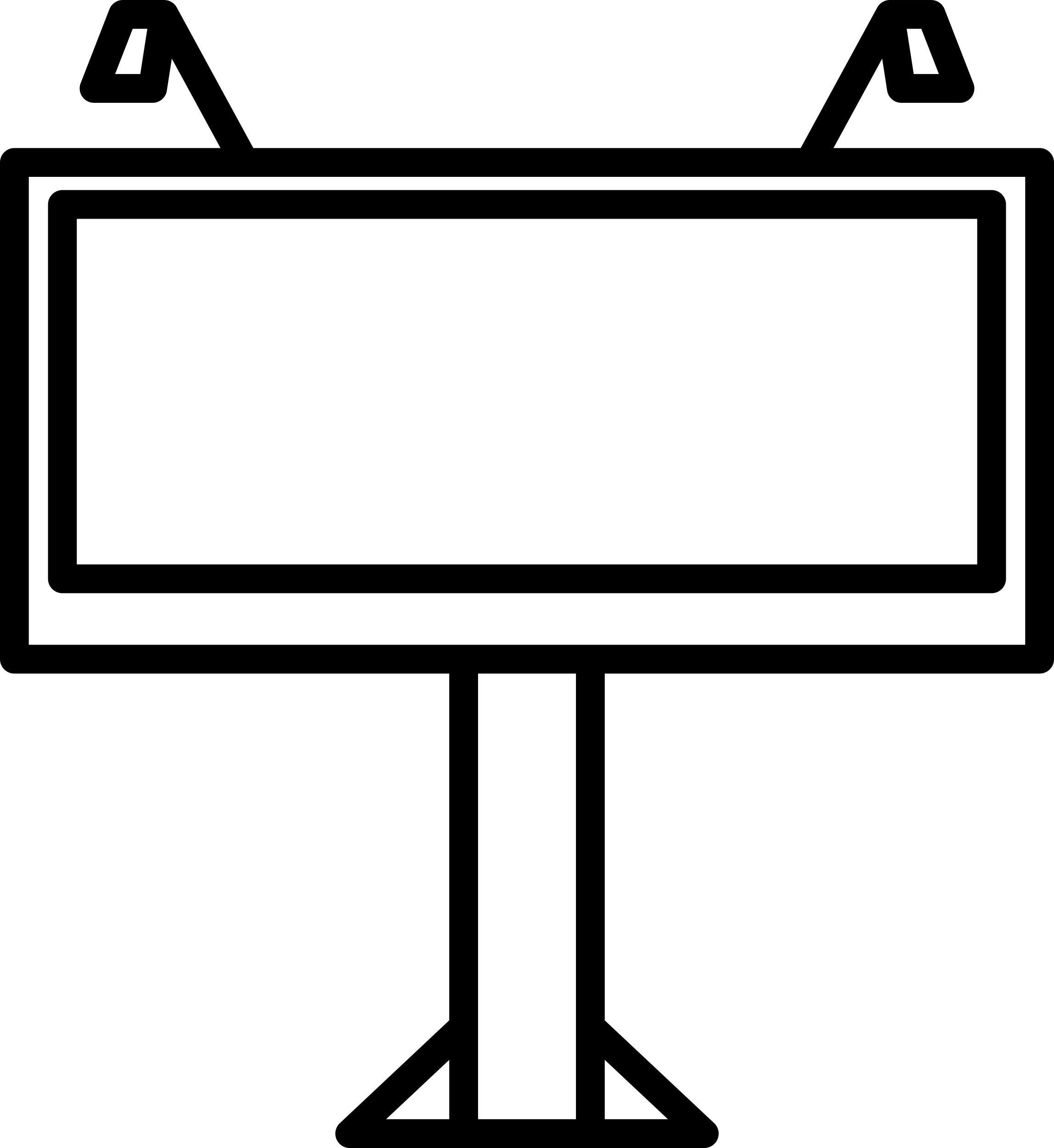 Road Billboard Sticker Outline Svg File Free Vectors